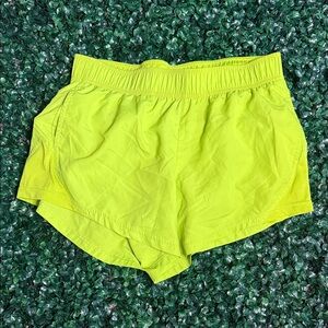 Athletic Works Neon Yellow Women’s Athletic Shorts